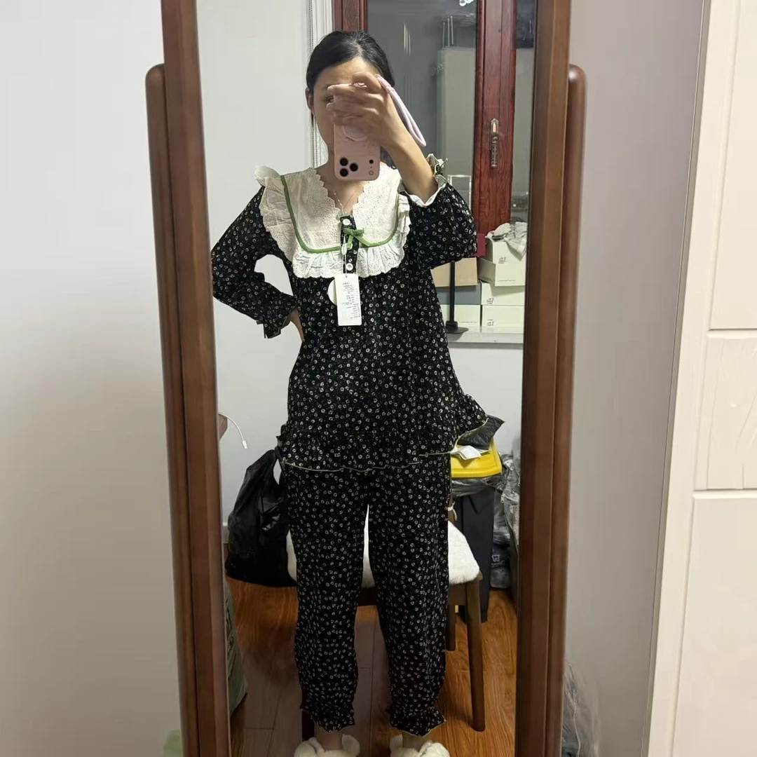 碎花棉布睡衣1164