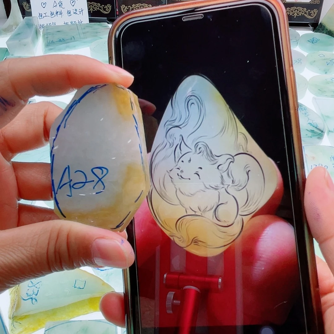 定制翡翠未镶嵌天然缅甸翡翠A货