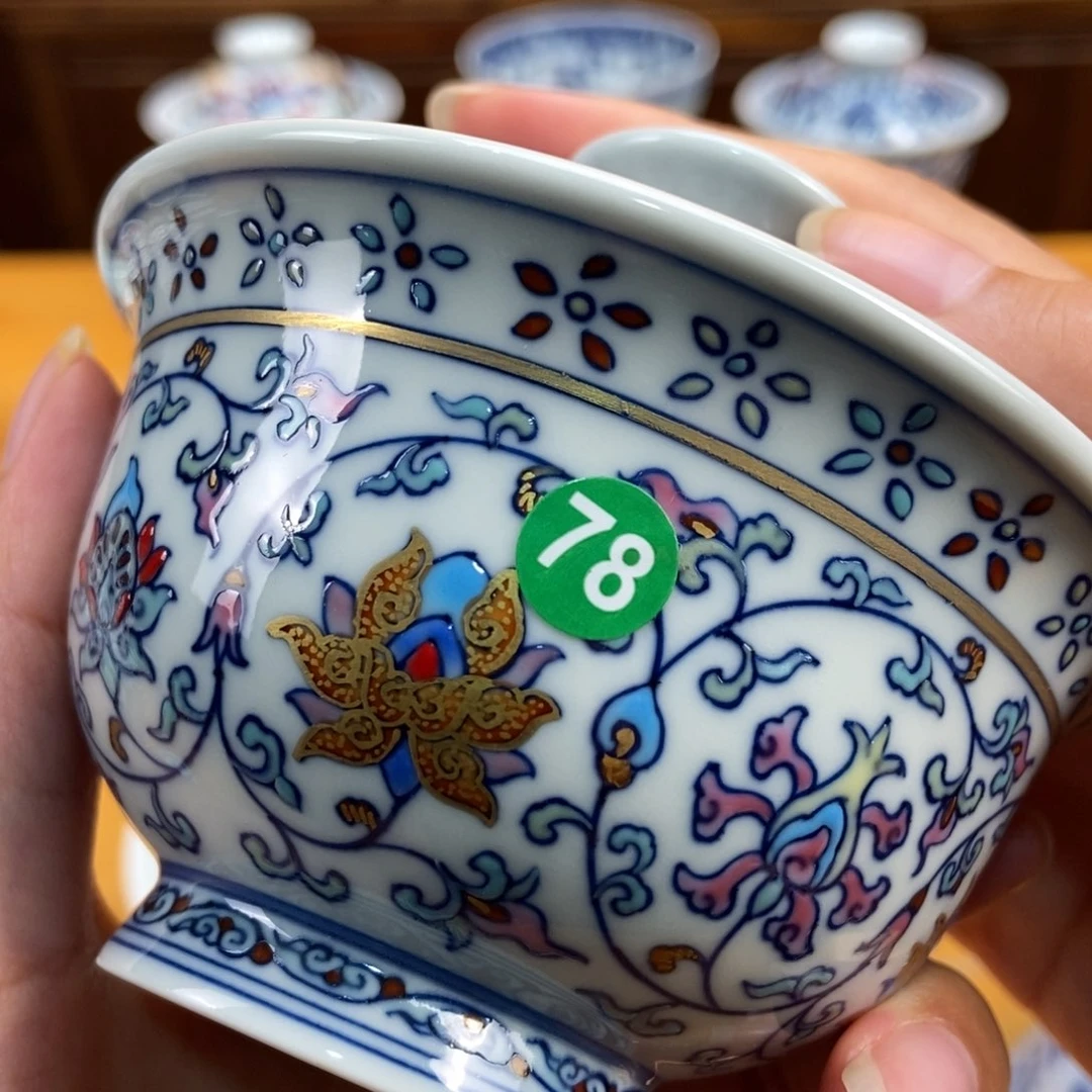 手绘现代茶具非古董