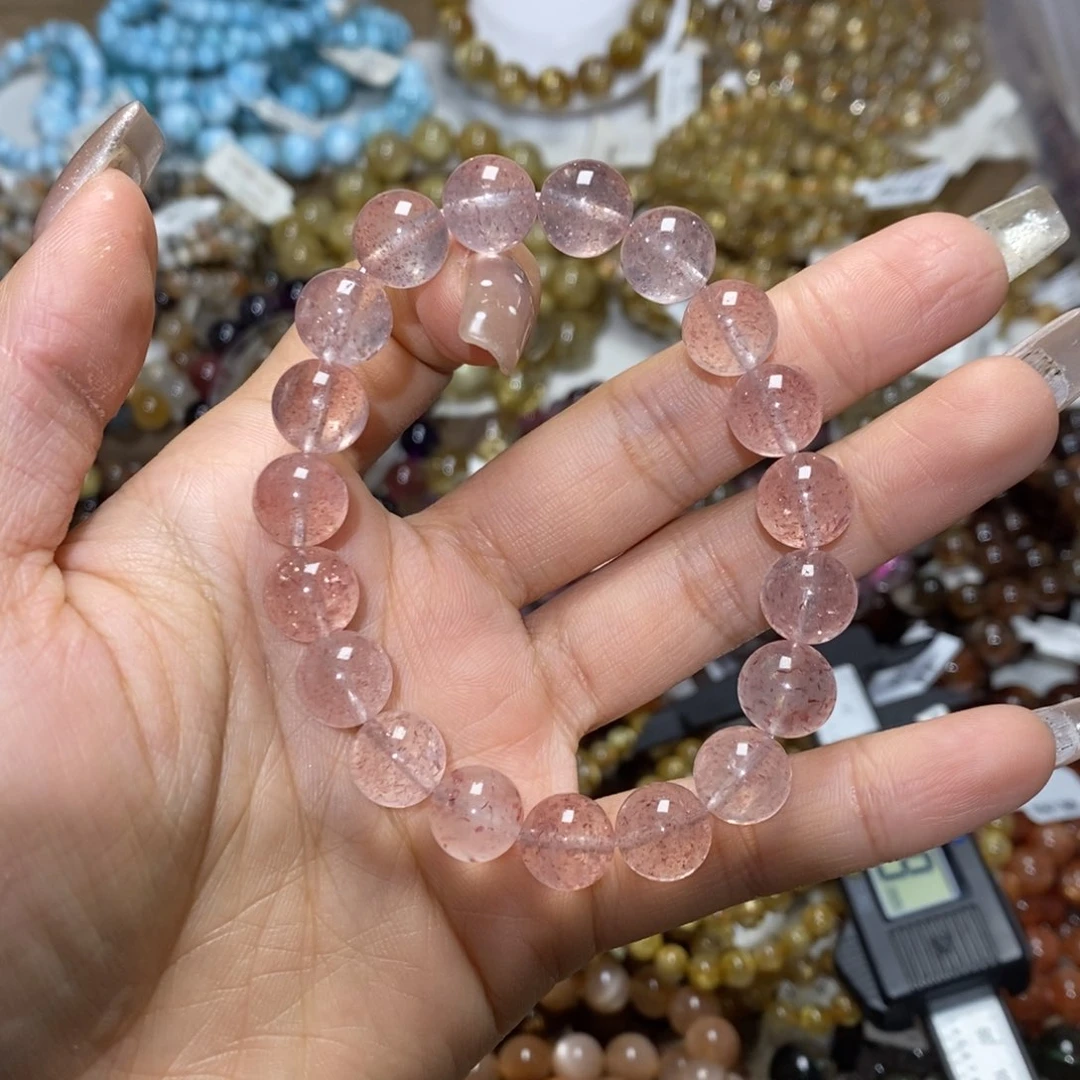 水晶手链未镶嵌草**熊手链