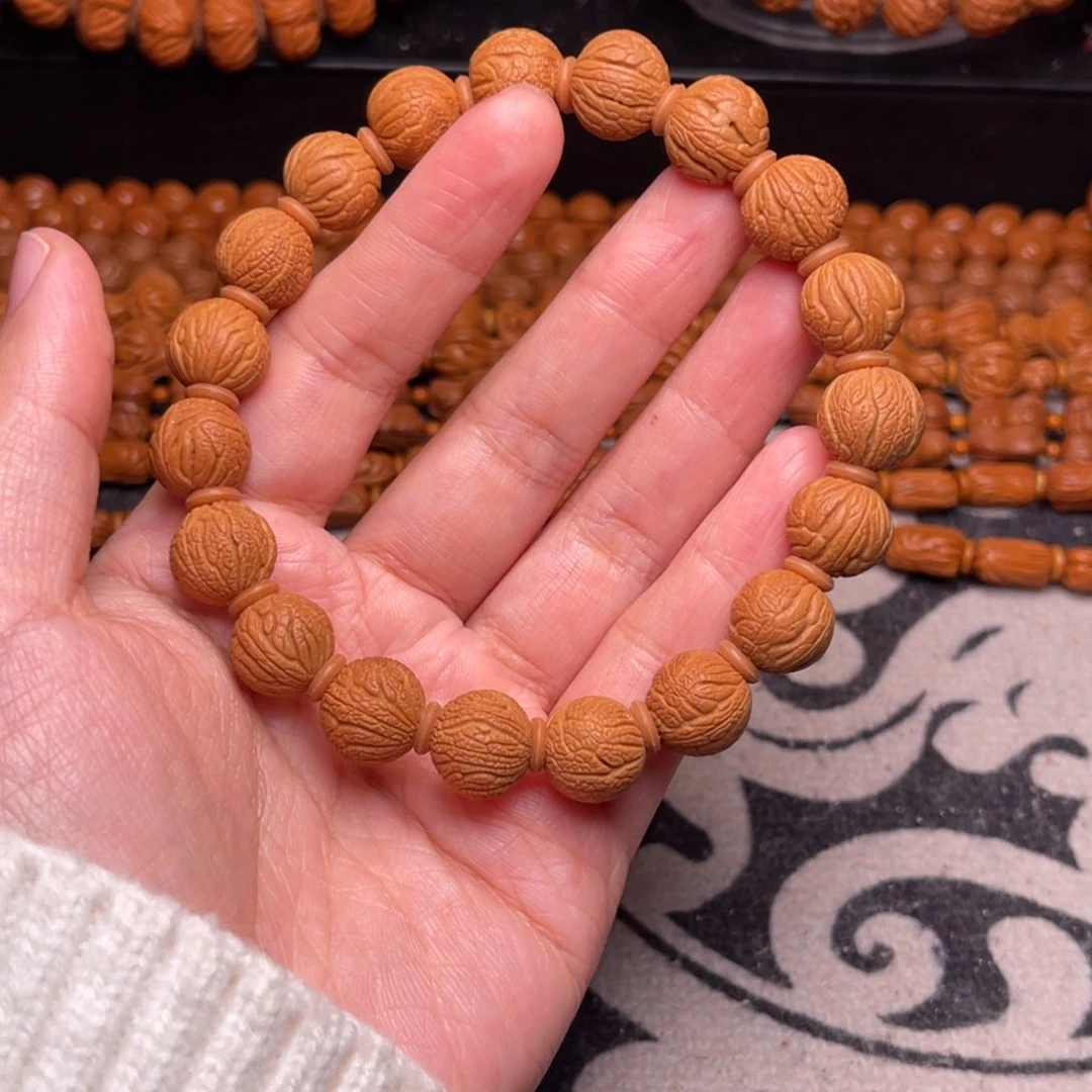 手串桃核龙纹甲骨12