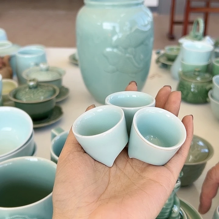 小米茶器龙泉青瓷