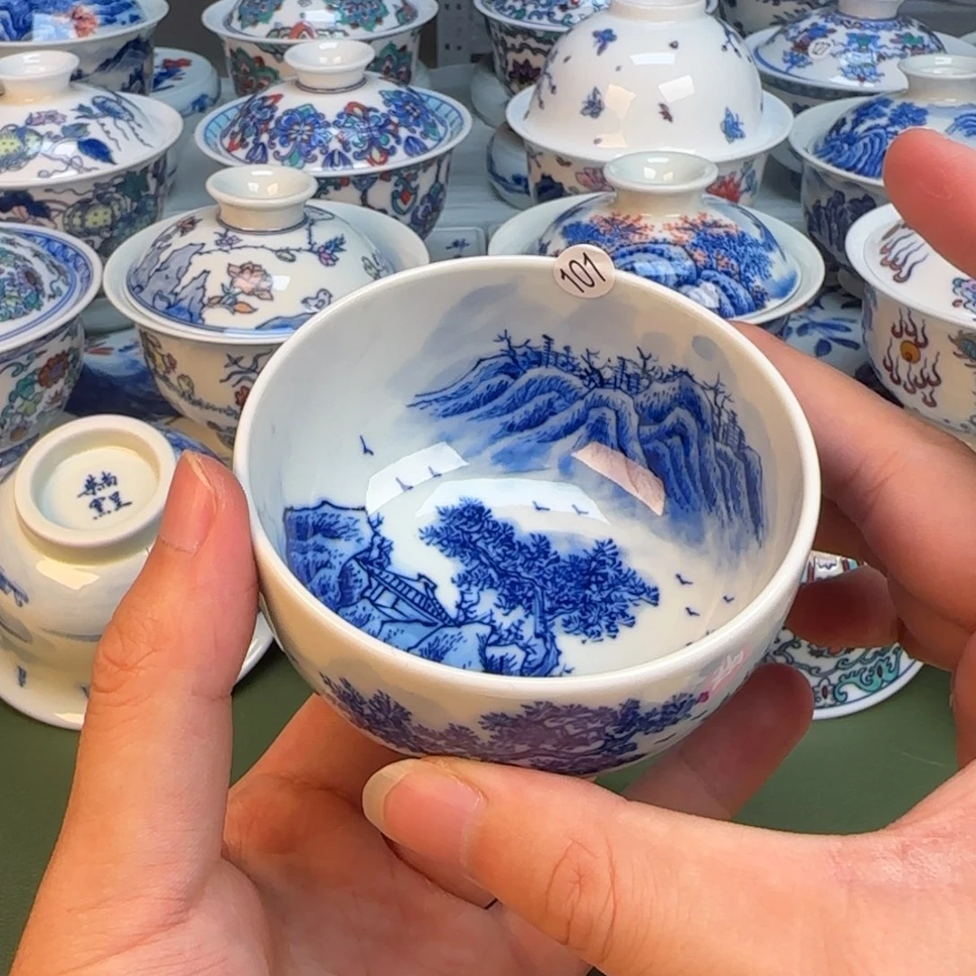 景德镇手工手绘茶器101