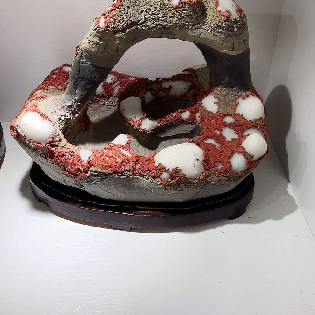 石头灵璧石白灵玉