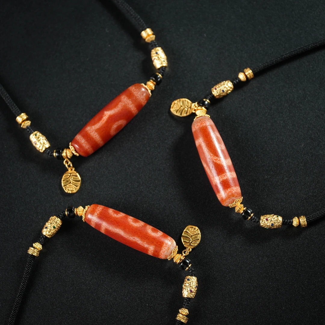 【老掌柜】多图腾/红肉玛瑙项链 B021401系列