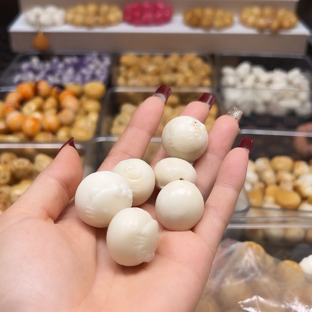 手串菩提根/象牙果瑕疵Kt蛋6颗牙裂