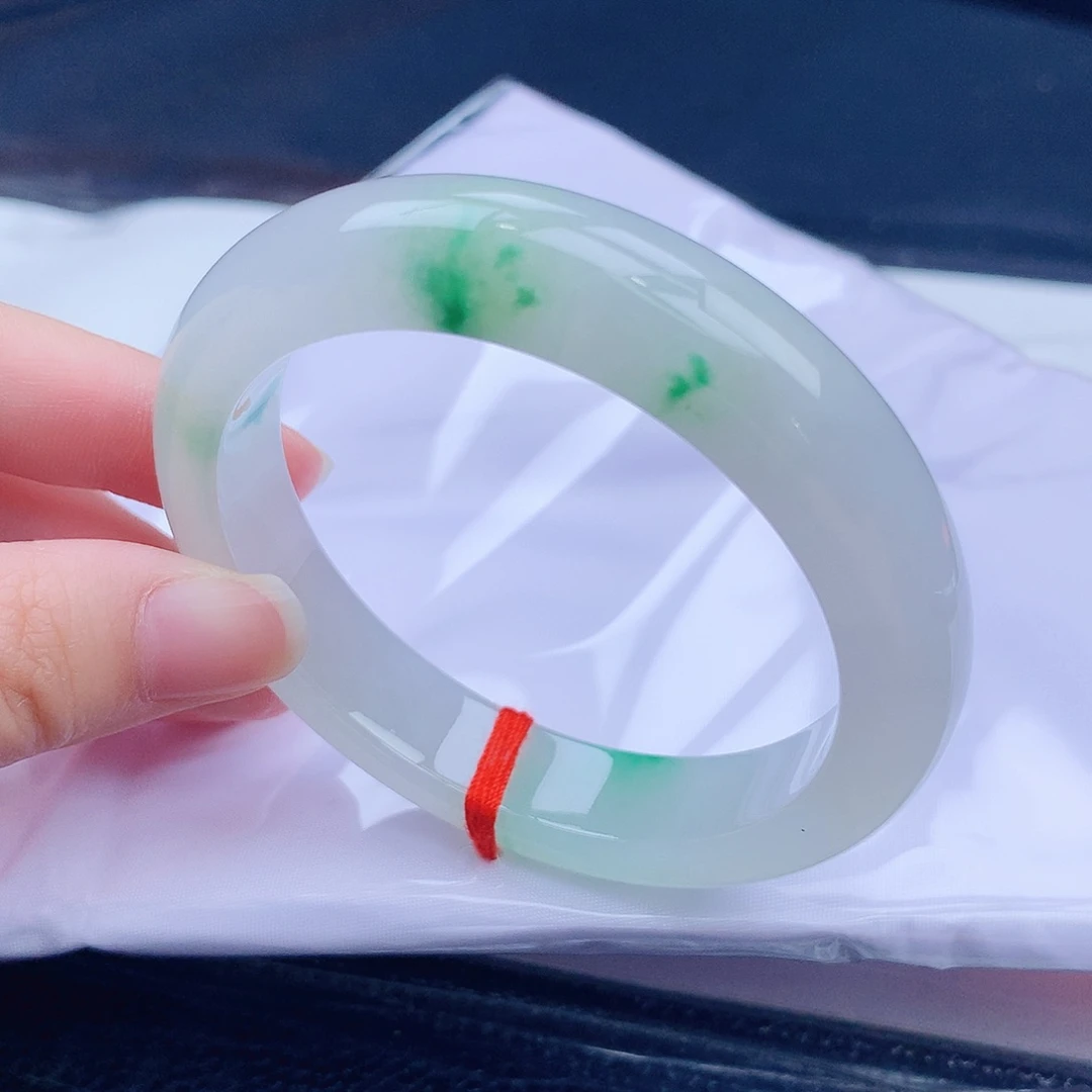 翡翠未镶嵌手镯缅甸天然翡翠a货手镯