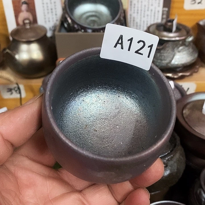 紫砂茶杯柴烧纯手工121