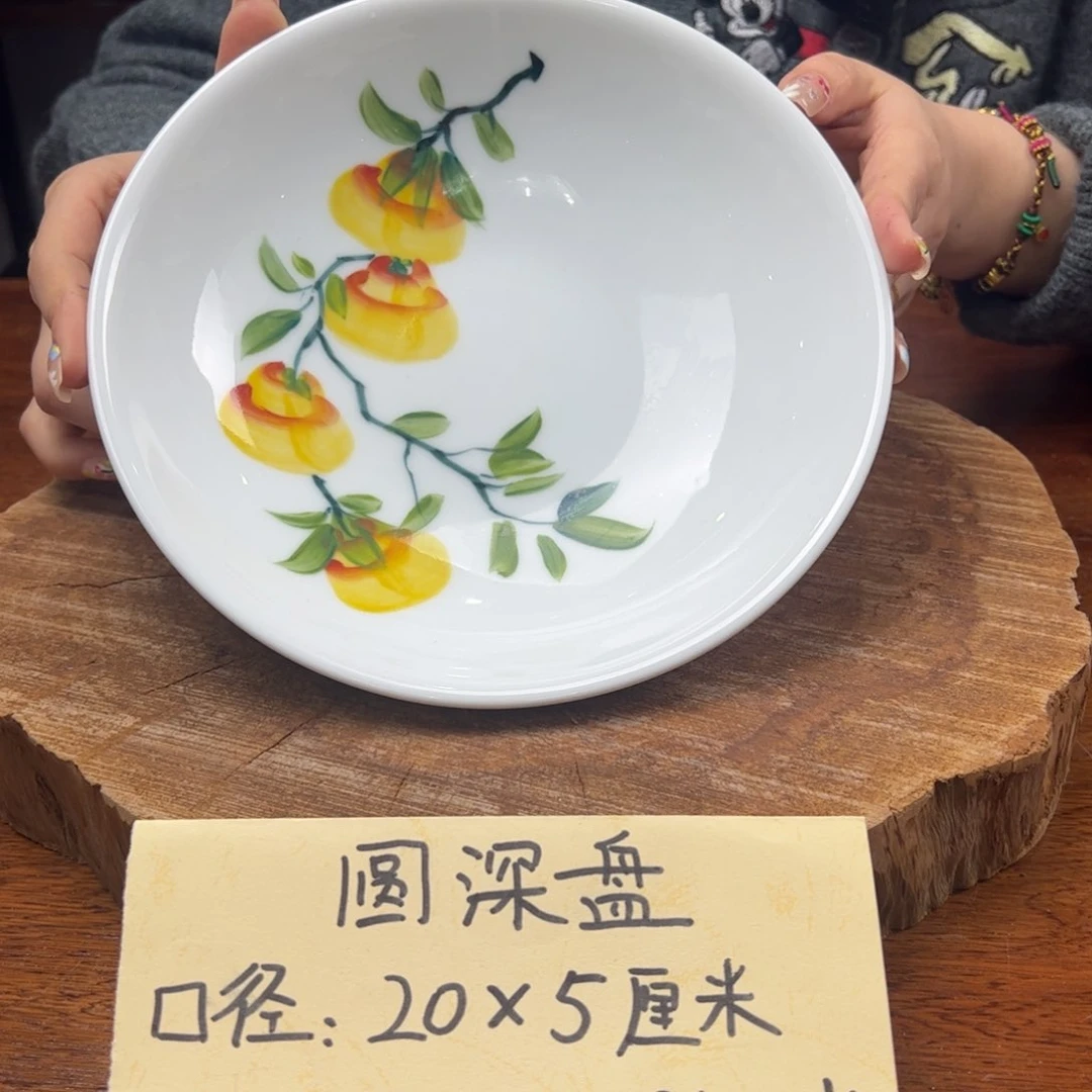 瓷片景德镇陶瓷手工手绘制作