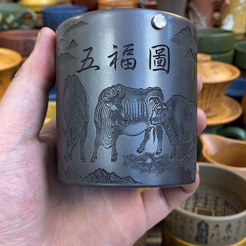 【闪购商品】紫砂杯子宜兴全手工紫砂杯