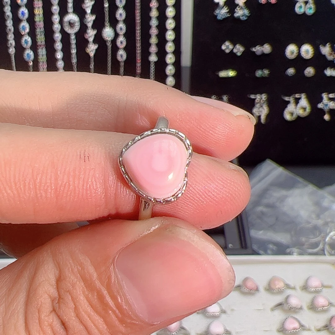 紫晶珠宝半成品银S925镶嵌
