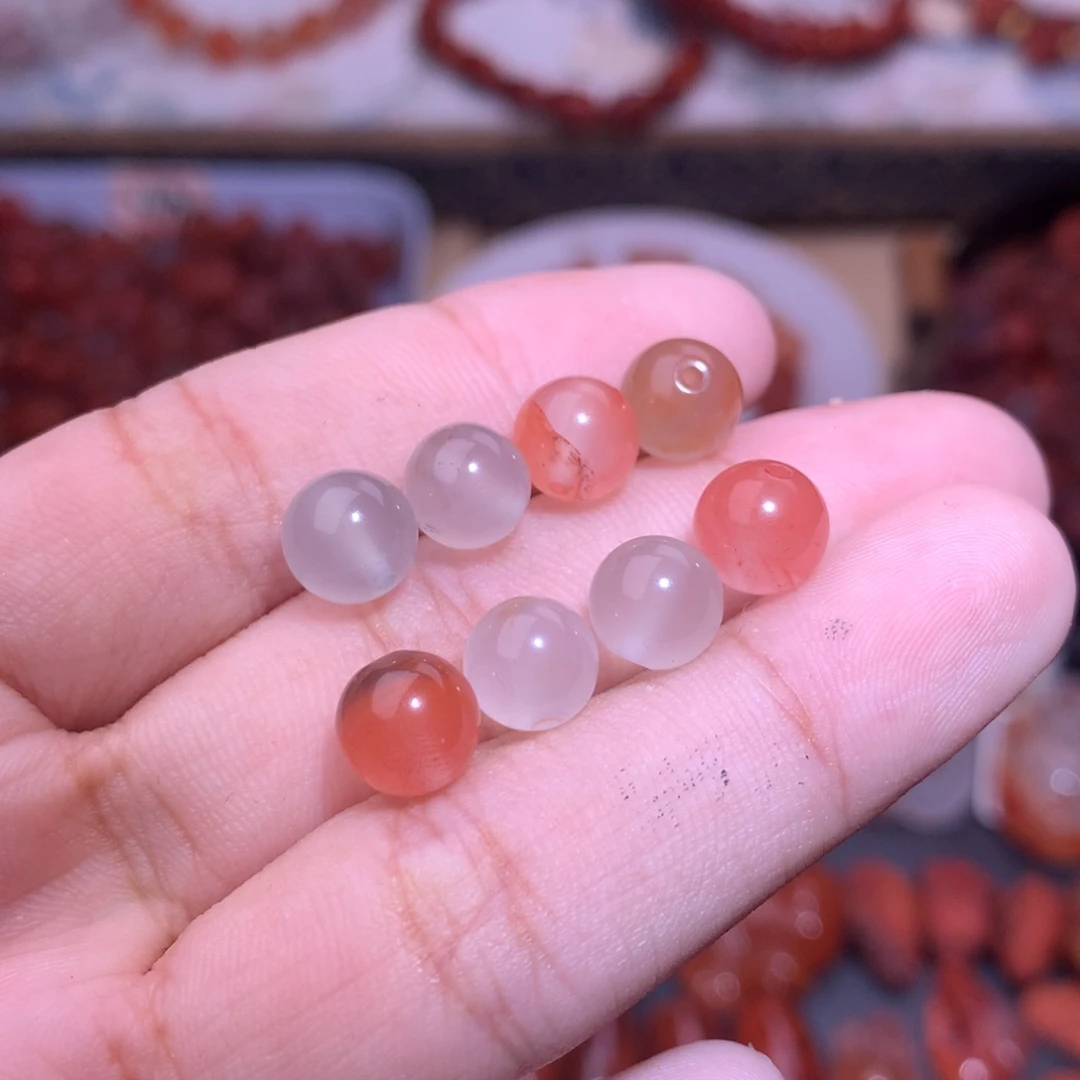 南红玛瑙合金珠宝半成品392