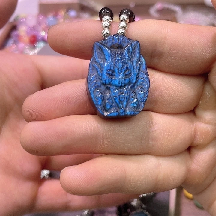 水晶手链未镶嵌月光石九尾
