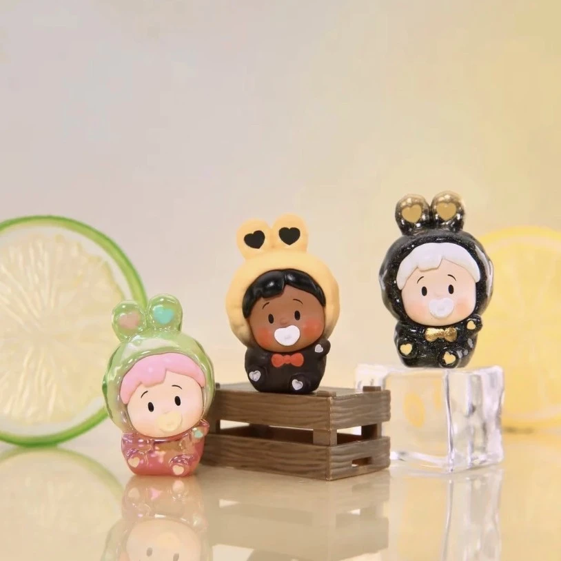 新品小花卷2代豆豆兔胶囊系列盲盒盲袋可爱手办礼物