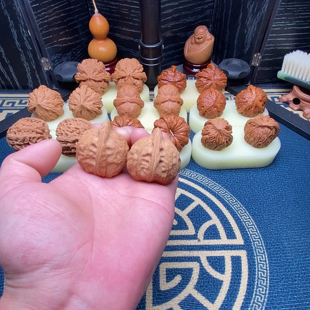 吊坠文玩核桃龟甲纹35尺