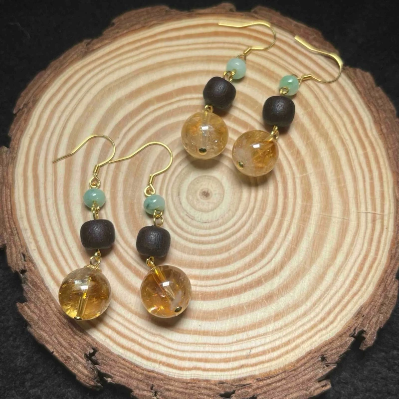 【小魏总返场福利】黄幽灵耳环（11mm+）【多样性发一】