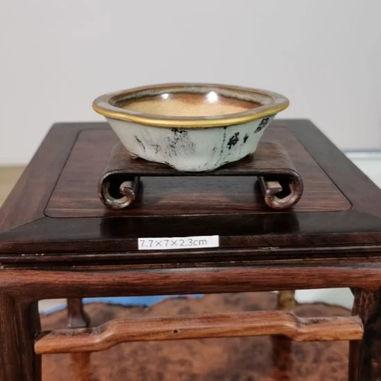 手工手绘釉盆大徳堂