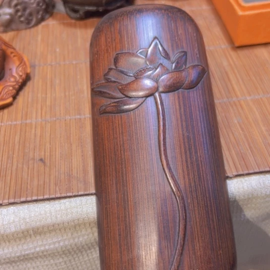 竹中古工艺品摆件