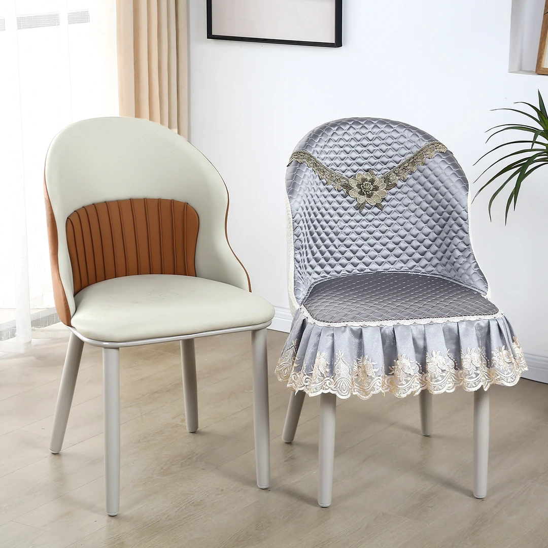 圆润 扶手弧形椅子套家用防滑餐椅套罩四季通用轻奢高端餐椅套罩