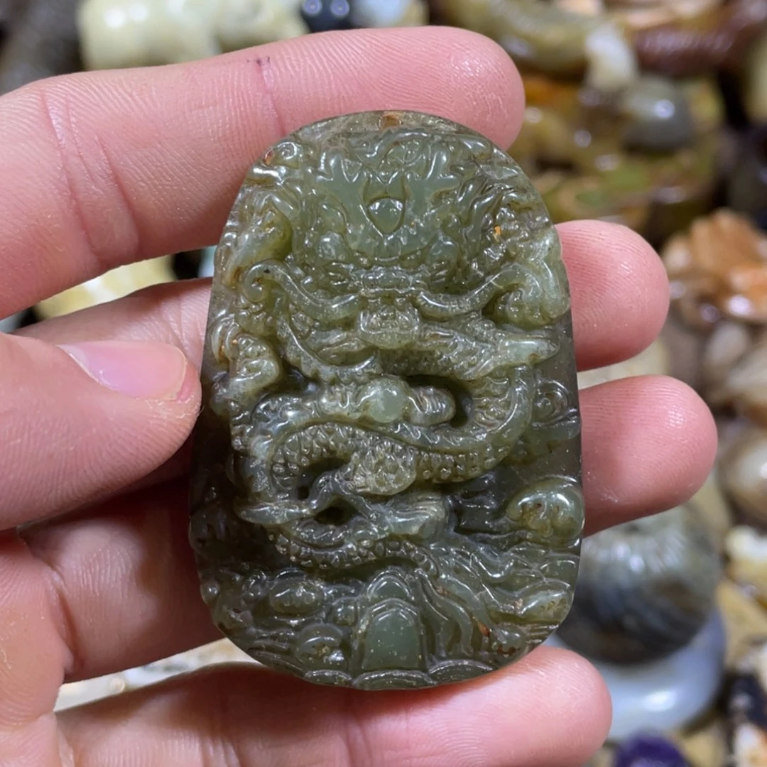 和田玉吊坠(不含链)未镶嵌