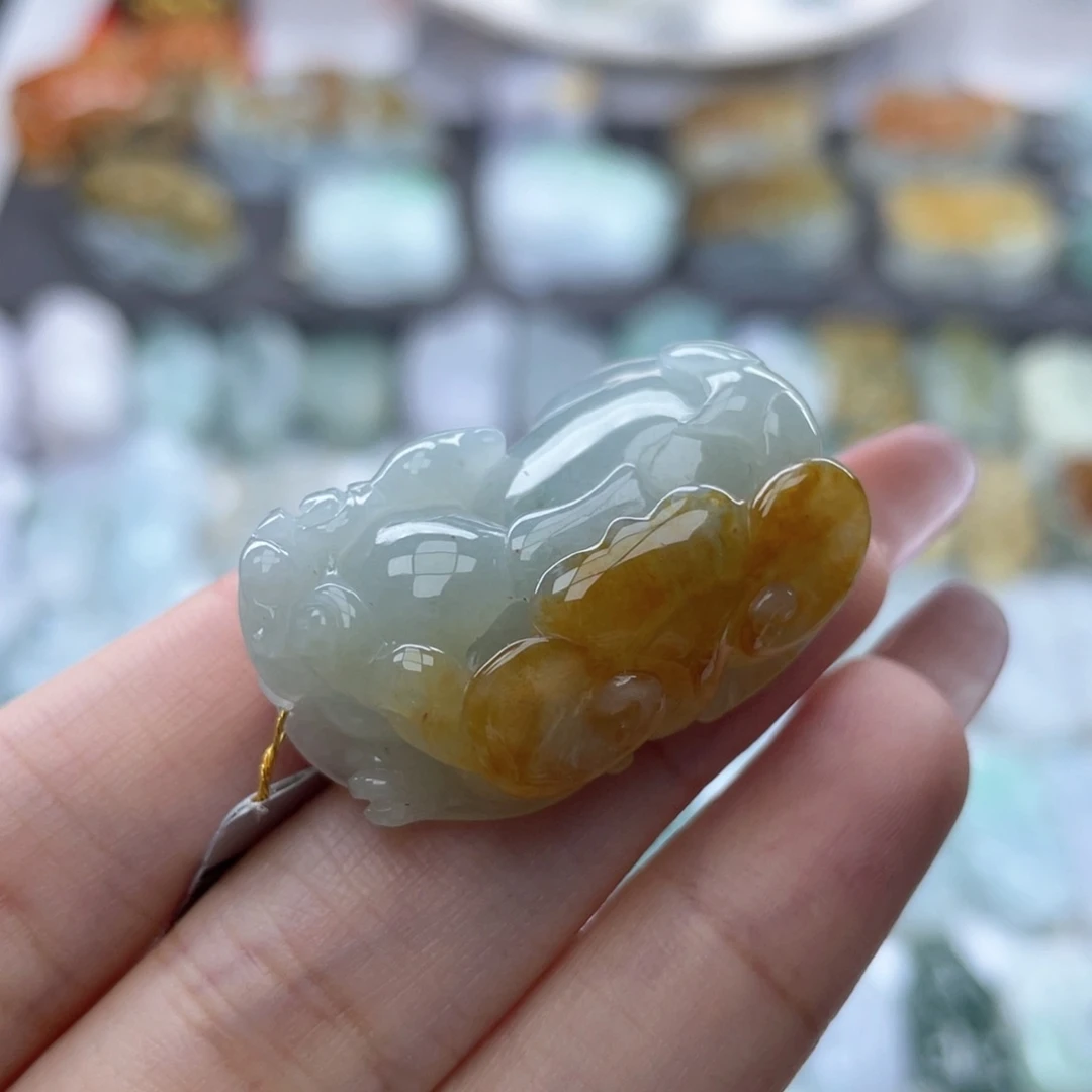 颈饰未镶嵌翡翠貔貅20