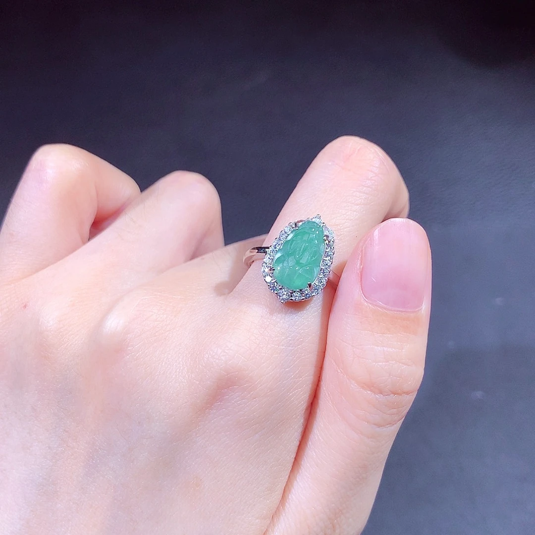 未镶嵌戒指翡翠翡翠