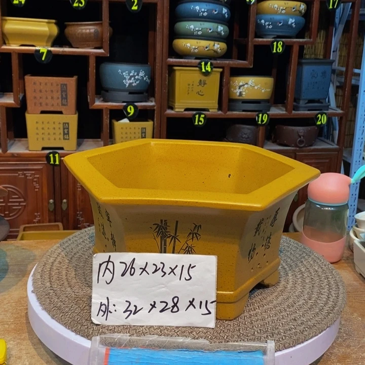 紫砂花盆紫砂紫砂