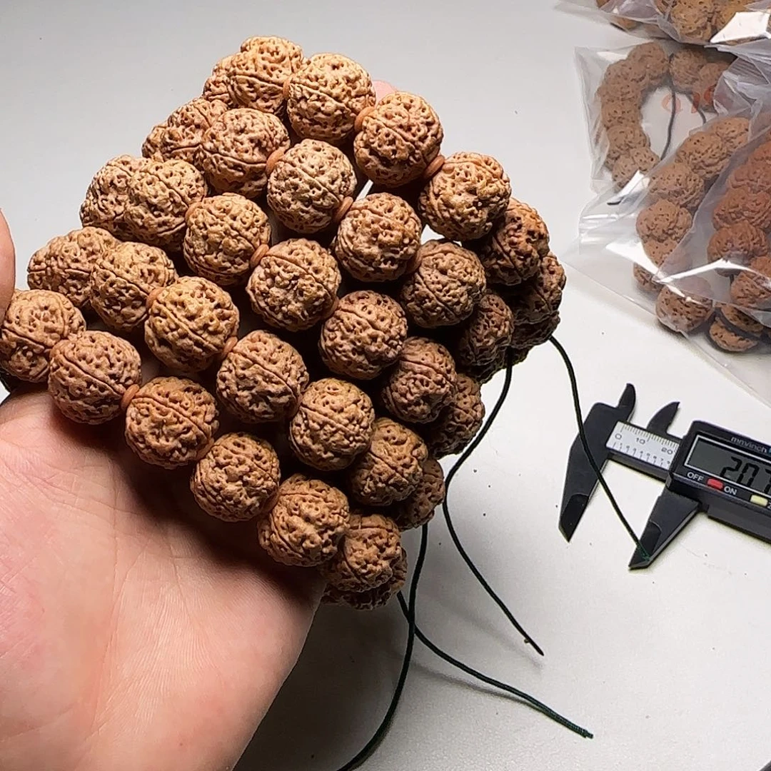 金刚菩提手串20尺寸绿绳封王