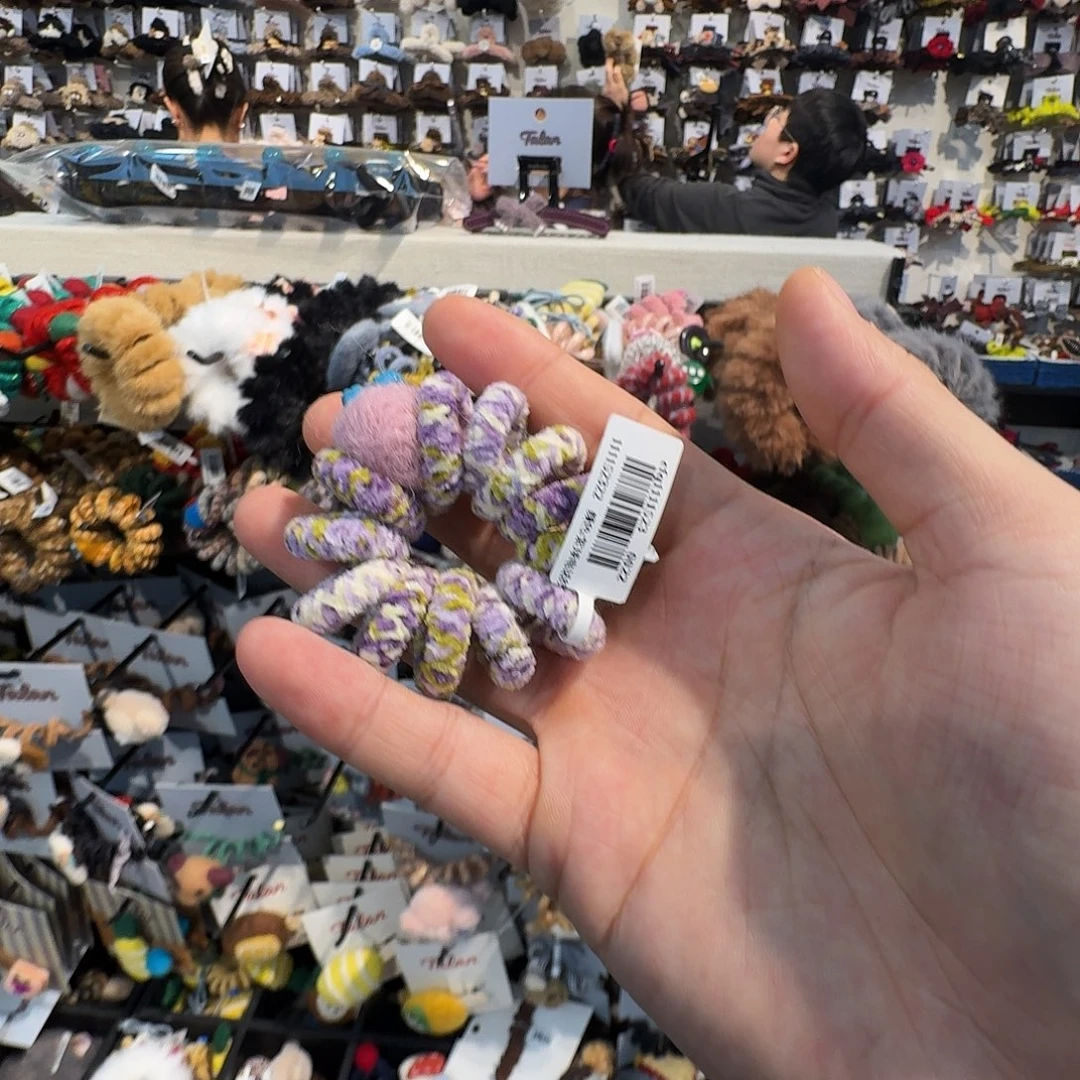 布艺非金属紫色电话线