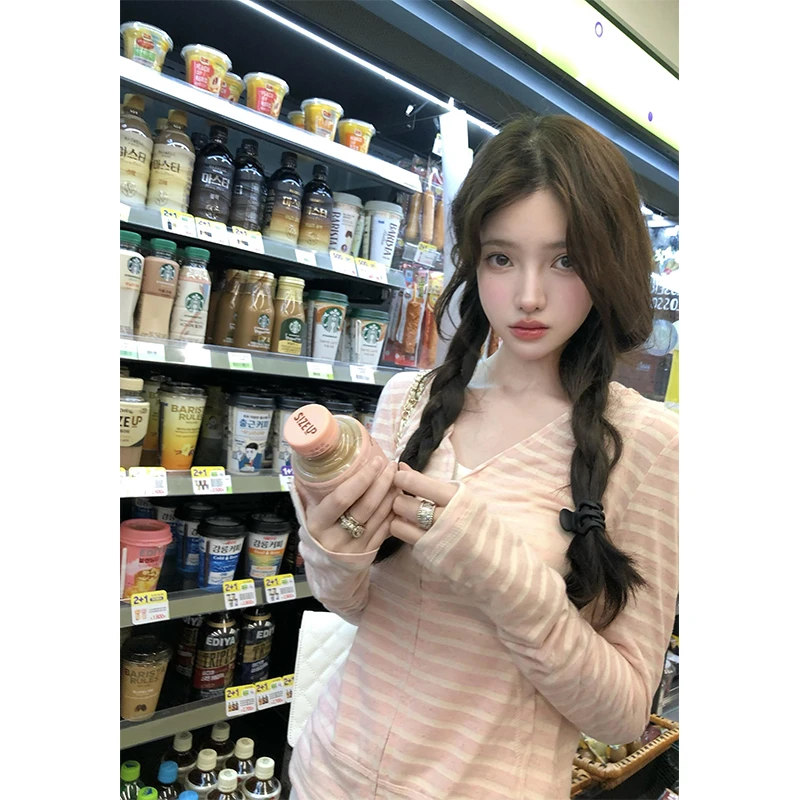 外套女2025春夏季新款连帽薄款防晒拉链开衫外搭条纹设计长袖上衣