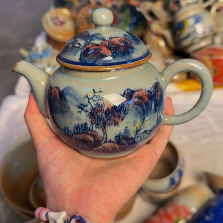 瓷片景德镇陶瓷手工手绘