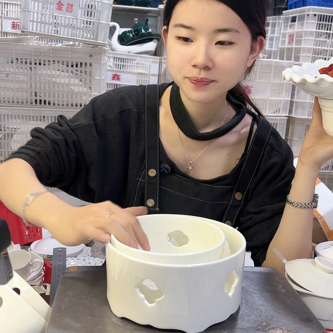 盘微瑕产品………一大一小炉