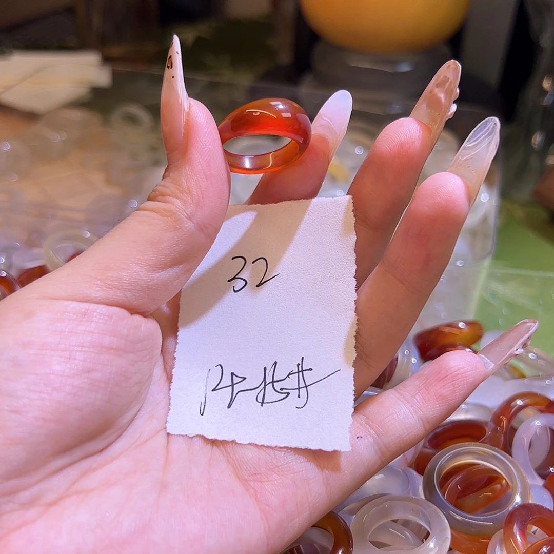 未镶嵌戒指玛瑙/玉髓
