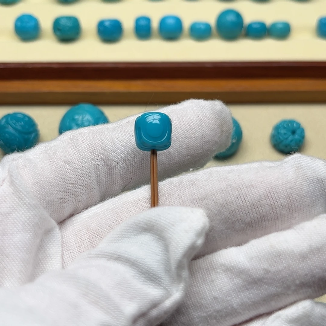 绿松石未镶嵌天然原矿绿松石无镶嵌博古8.9