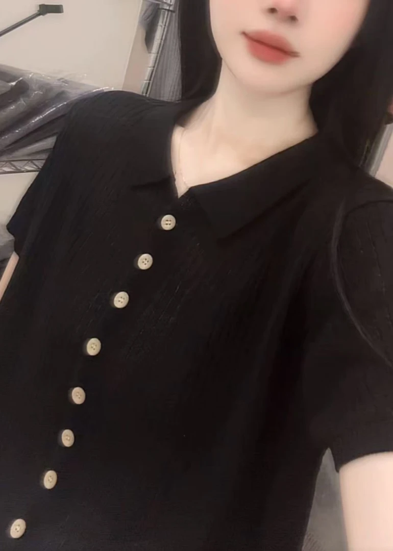 【赠运费补贴】新款韩版短袖针织毛衣休闲百搭夏季薄款洋气-109