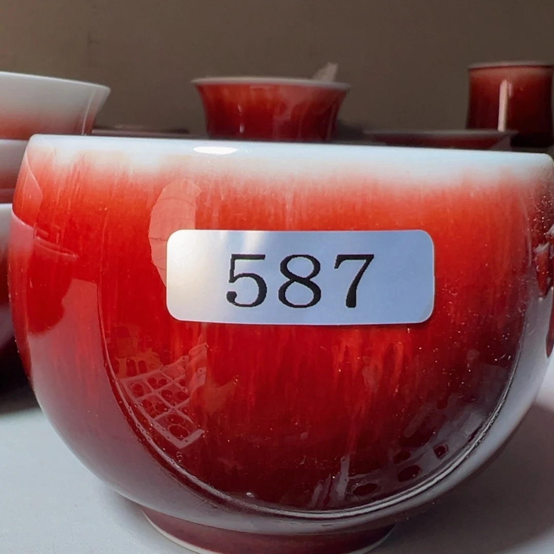 陶景德镇陶瓷郎红微瑕