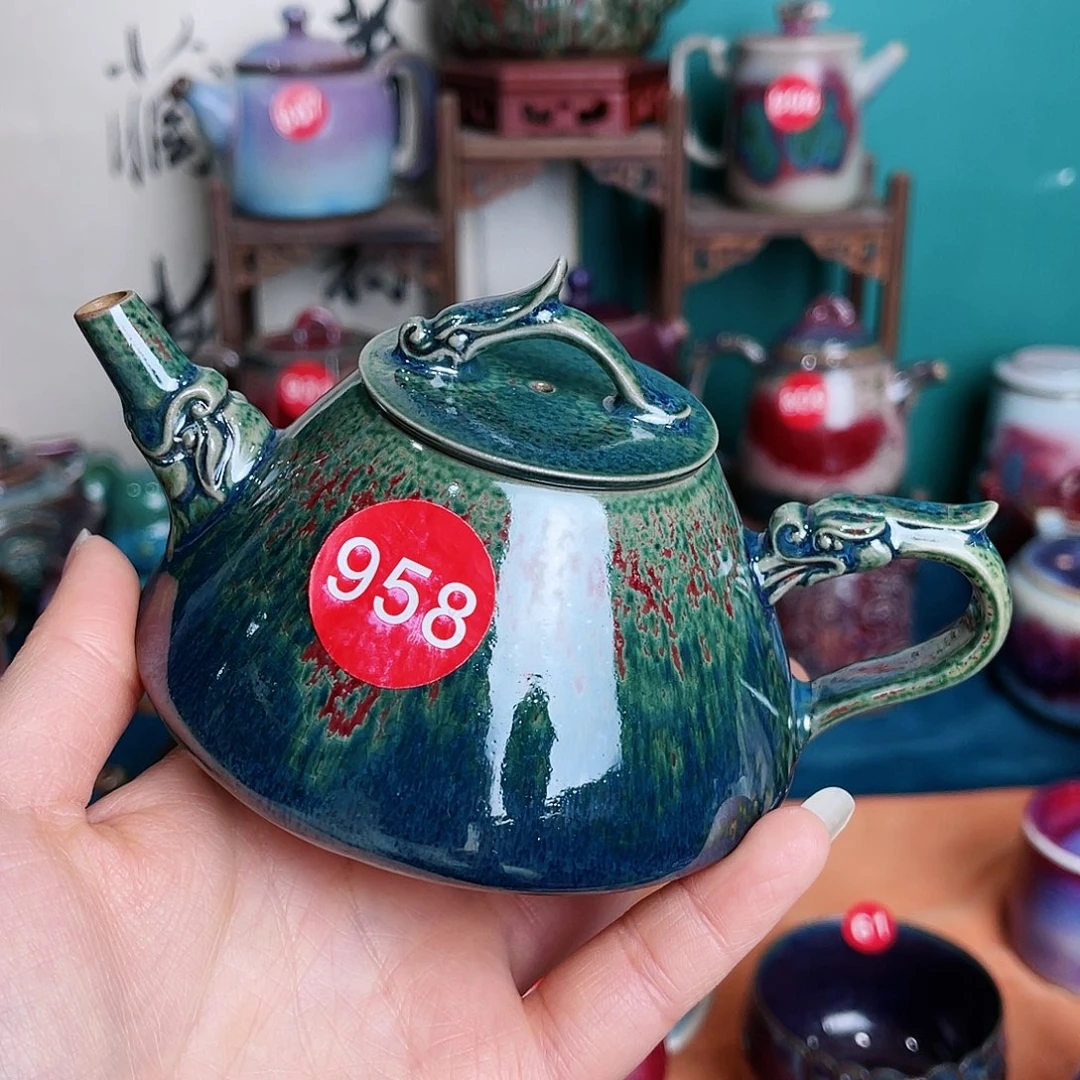 壶大*河钧瓷艺术作品壶