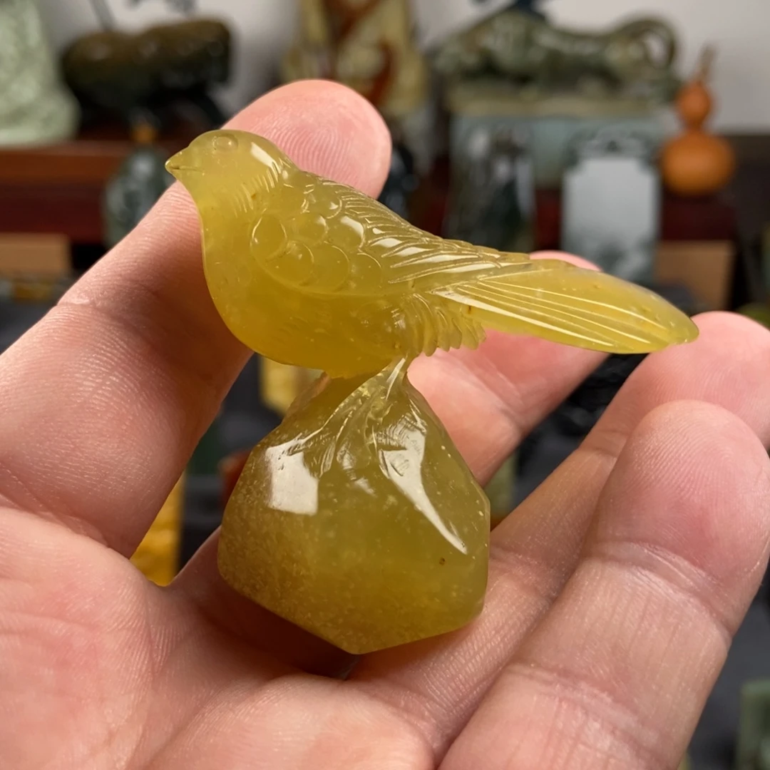 岫玉未镶嵌挂件牌子