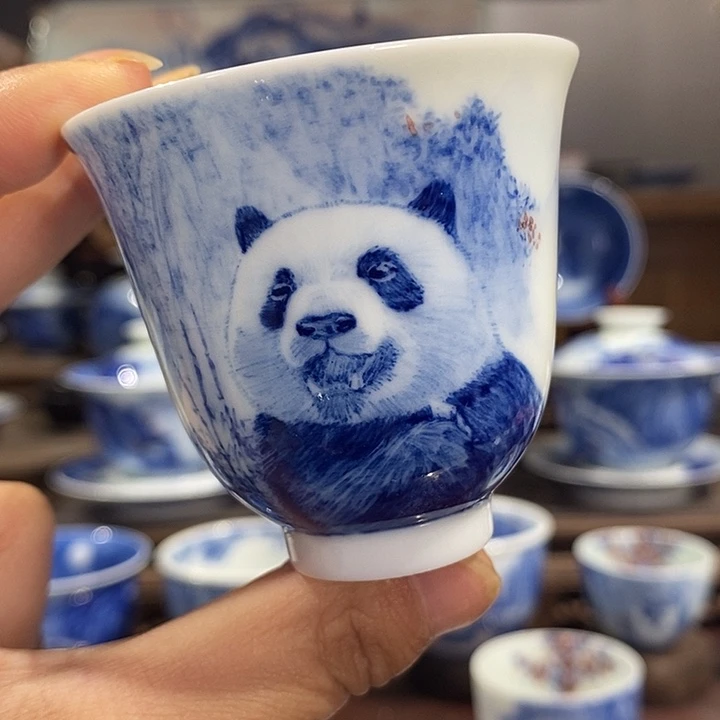杯景德镇手工手绘陶瓷，高亮兴老师作品