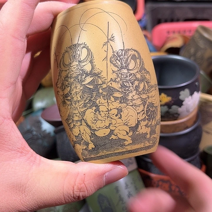 茶杯紫砂全手工紫砂主人杯