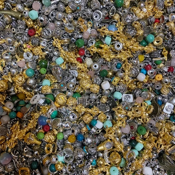 高定文玩配饰高保色随机发50克（现场打包 现场发货）