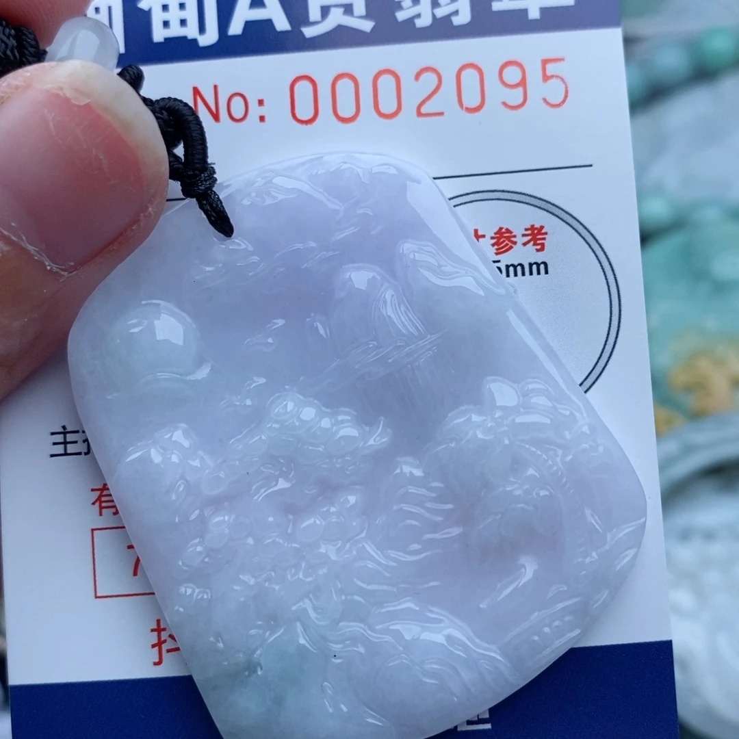 翡翠未镶嵌颈饰123456
