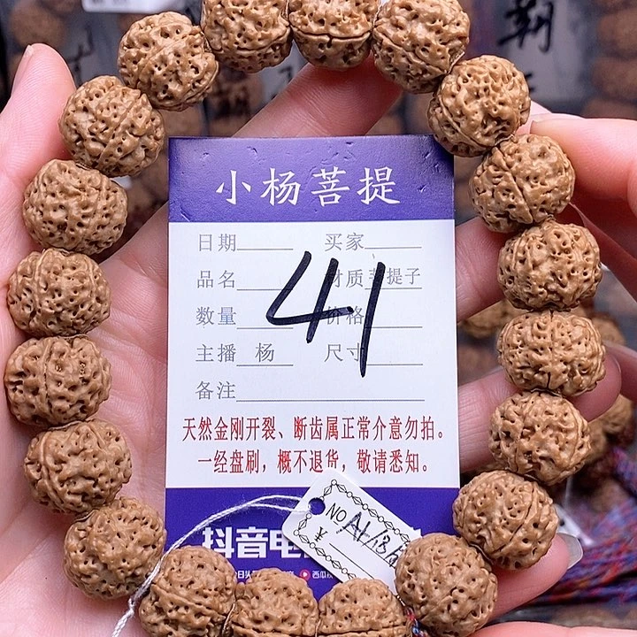 手串金刚菩提18扇面双龙