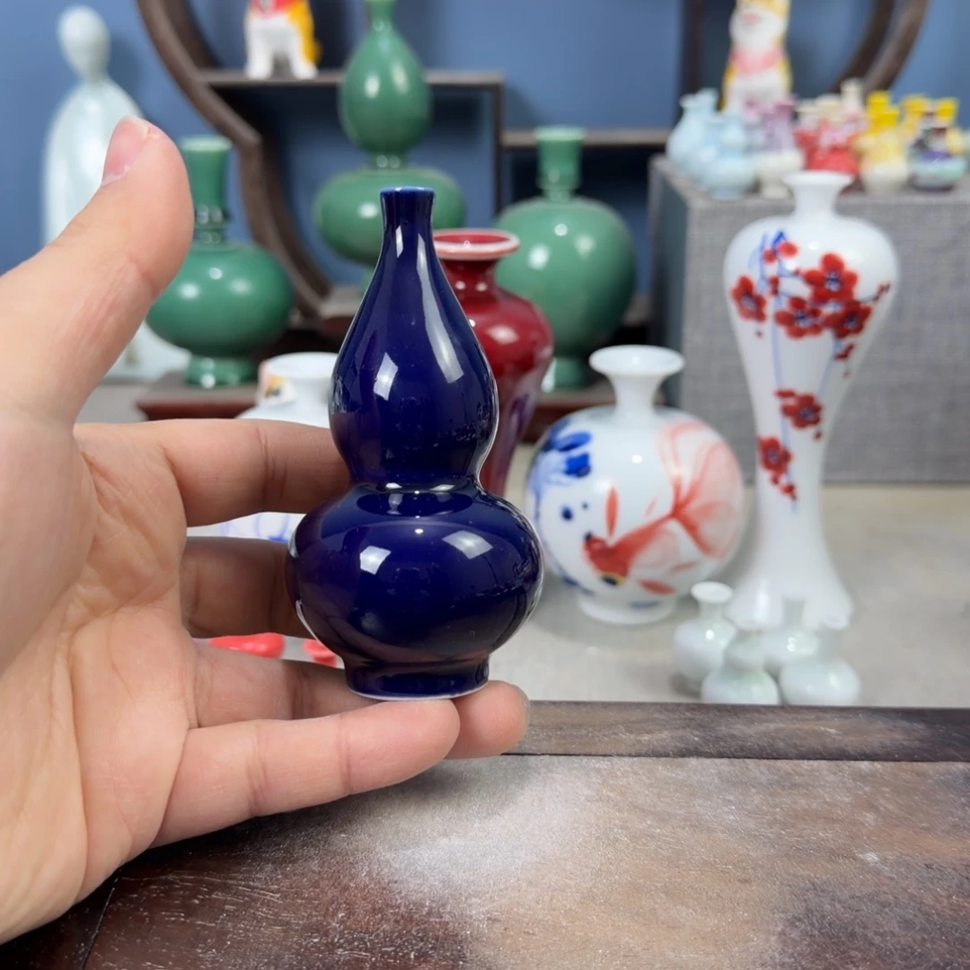 陶瓷手工小花器摆件