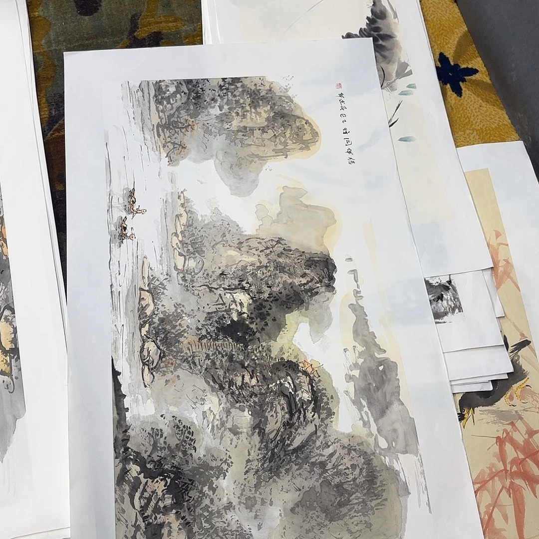 国画贾述轩三尺童