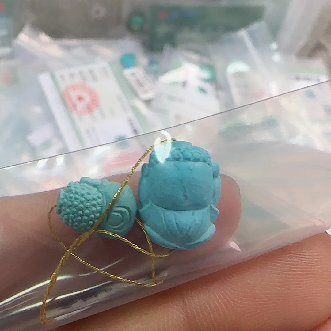 绿松石珠宝半成品未镶嵌