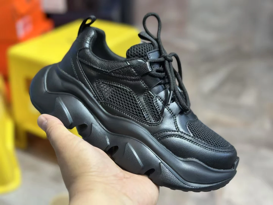 女士春季运动鞋老爹运动鞋子老爹鞋系带