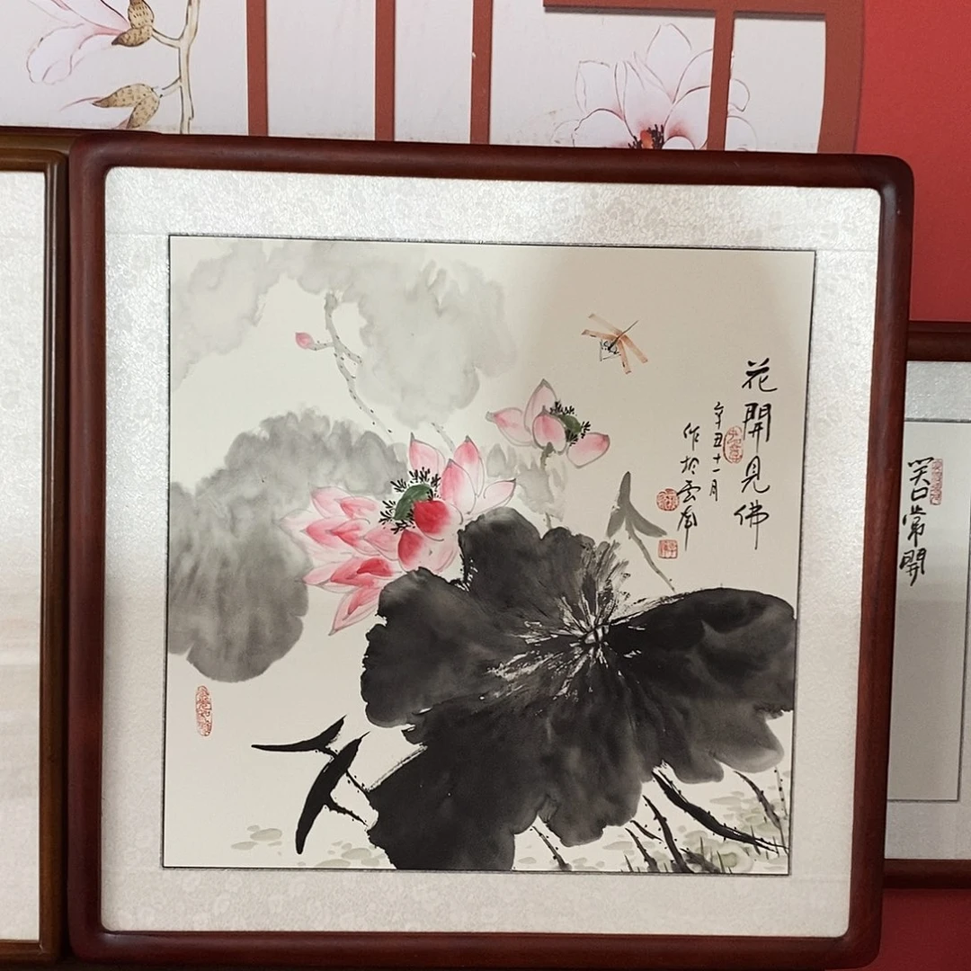 国画大****胃带框尺寸63厘米
