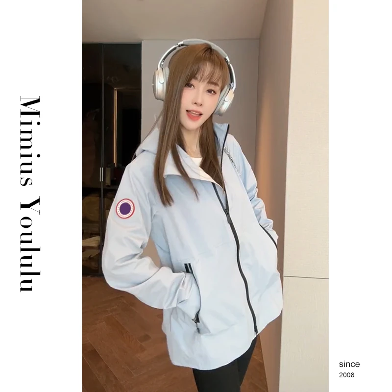 【mimius】游鹿鹿【旅行搭子】户外连帽冲锋衣休闲夹克 F08096