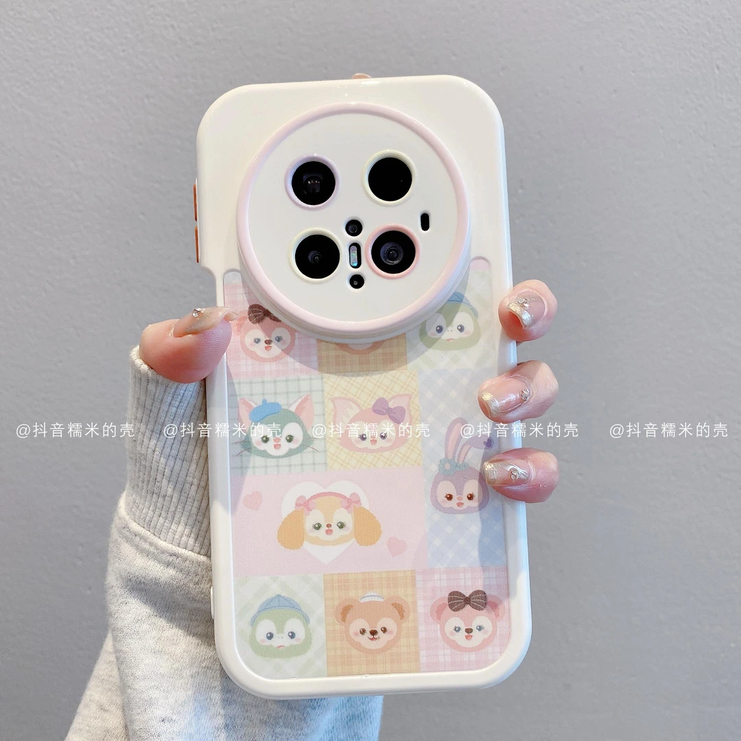 （华为mate系列）奶油壳适用华为mate70pro/60/50格子七宝潮手机壳